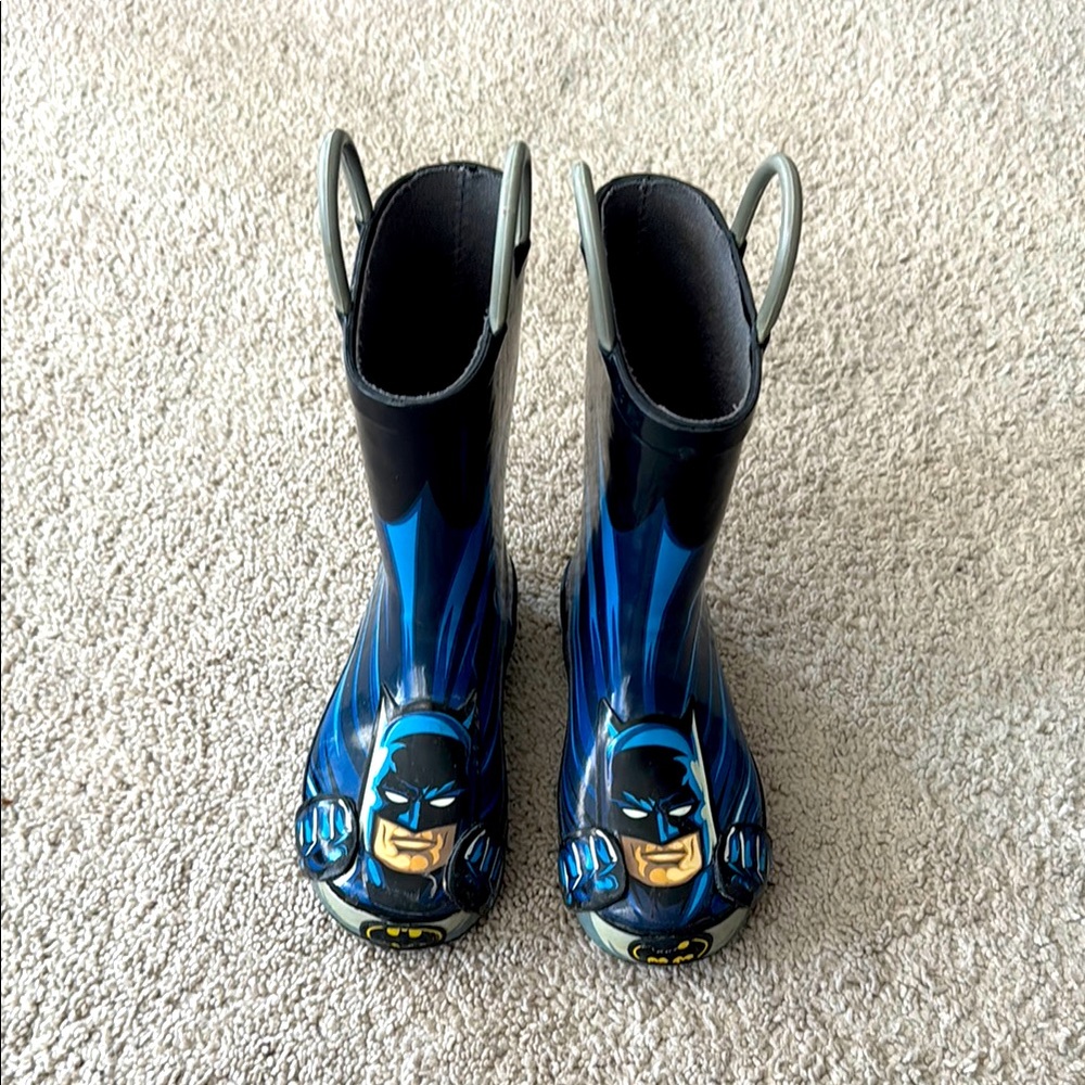 Vintage Western Chief Batman Kids Rain Boots